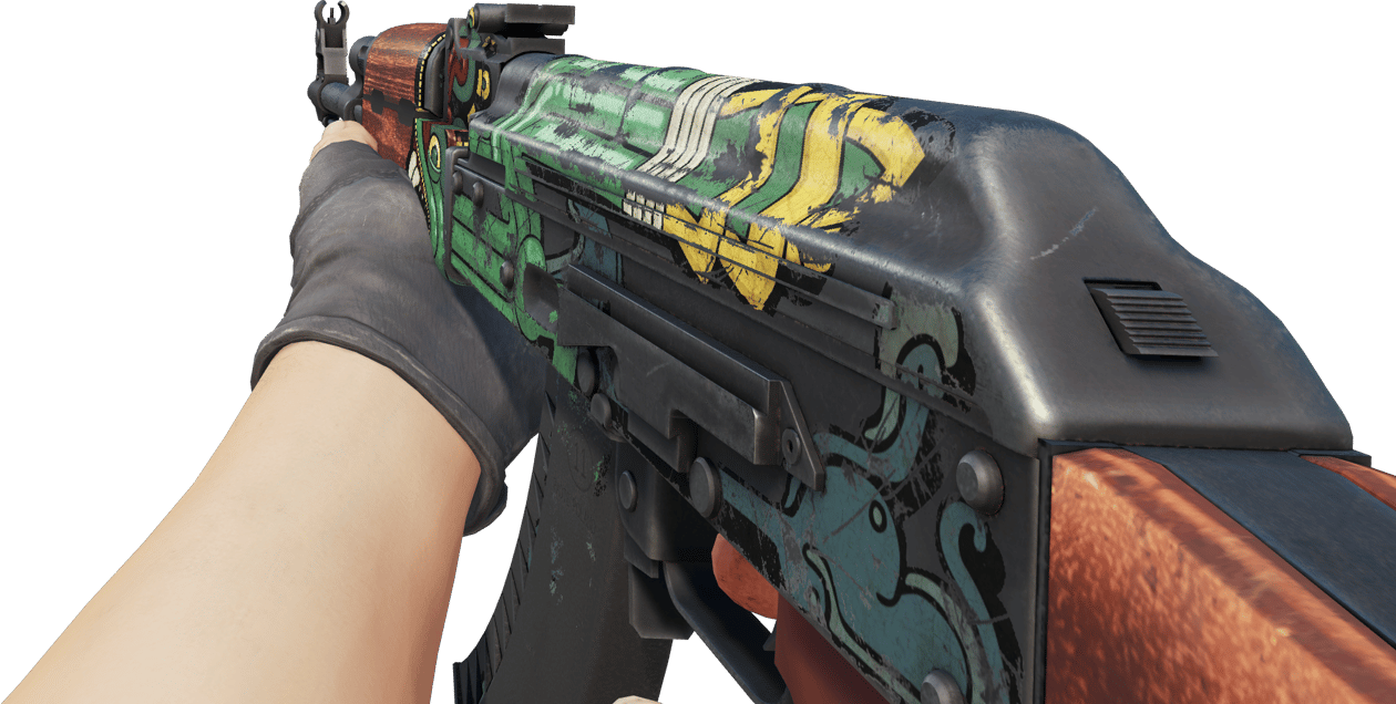 Preview image 3 of AK-47 | Feuerschlange (Kampfspuren)