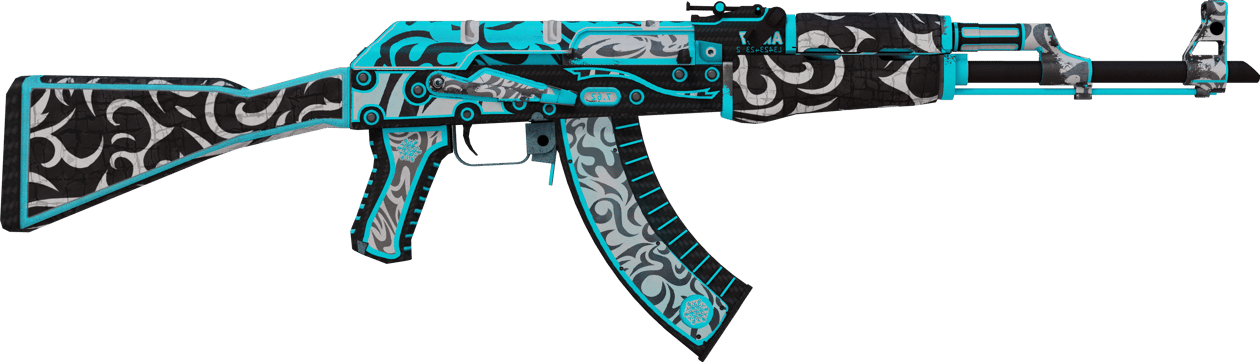 Preview image 2 of AK-47 | Frontside Misty (FT - Qua thực chiến)