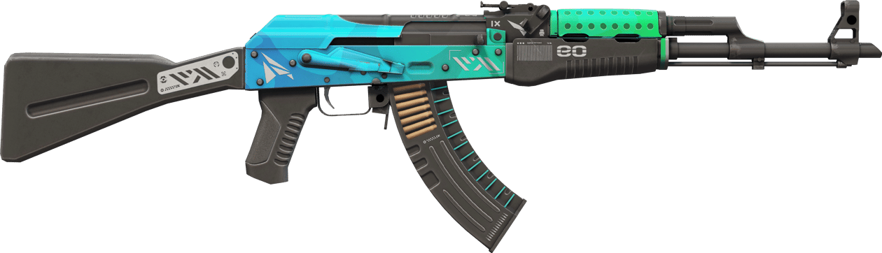 Preview image 2 of AK-47 | Eisgekohlt (Minimale Gebrauchsspuren)