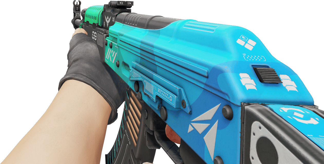 Preview image 3 of AK-47 | Eisgekohlt (Minimale Gebrauchsspuren)