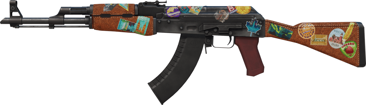 Preview image 1 of AK-47 | Maailmanmatkaaja (Reissussa rähjääntynyt)