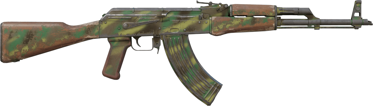 Preview image 2 of AK-47 | Jungle Spray (Segnato dalle battaglie)