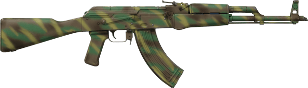Preview image 2 of AK-47 | Jungle Spray (Minimal Wear)