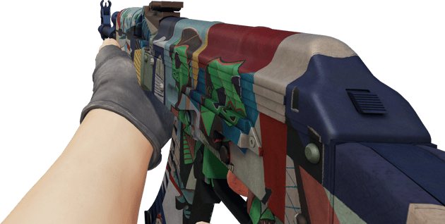 Preview image 3 of AK-47 | Leet Museo (かなり摩耗)