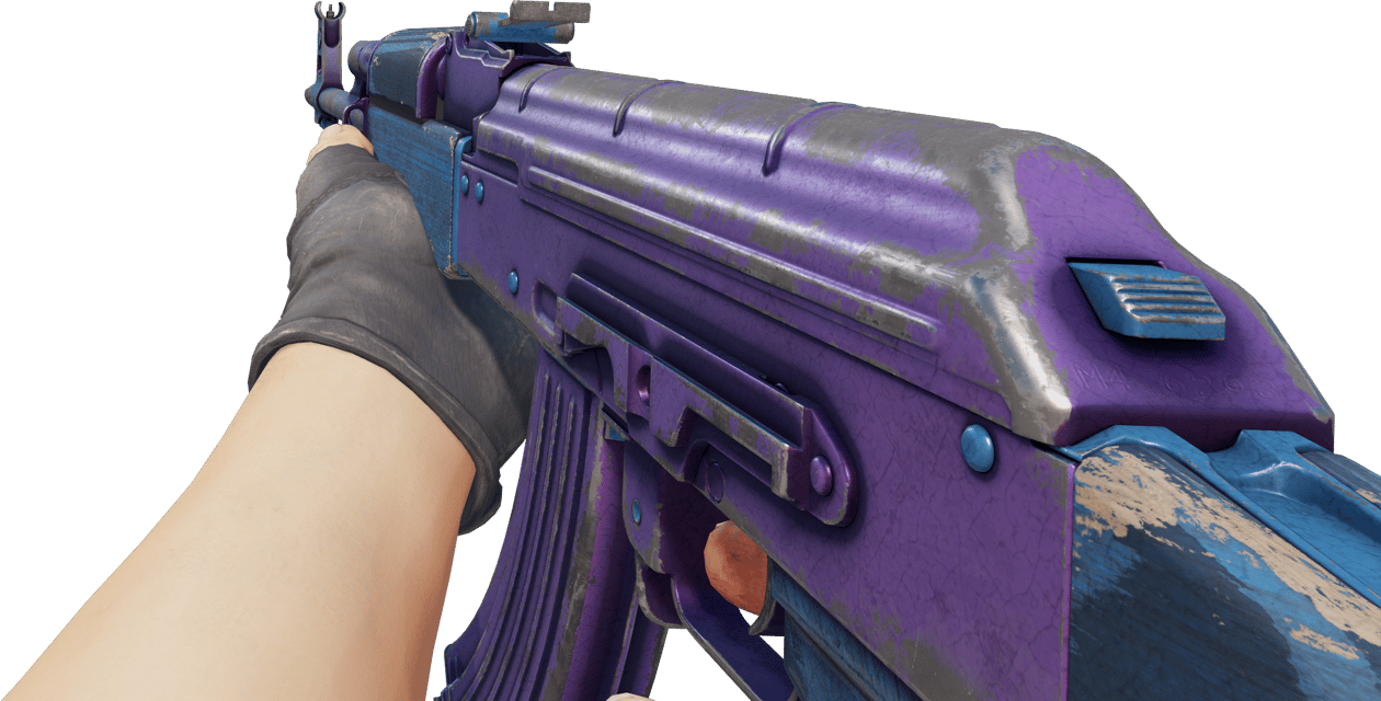 Preview image 3 of AK-47 | Midnight Laminate (Battle-Scarred)