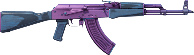 Preview image 2 of AK-47 | Midnight Laminate (Minimal Wear)