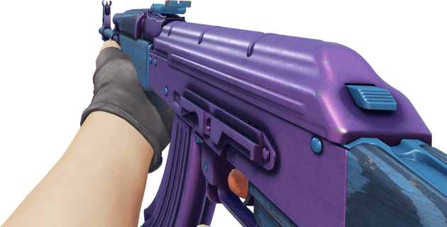 Preview image 3 of AK-47 | Midnight Laminate (Minimal Wear)