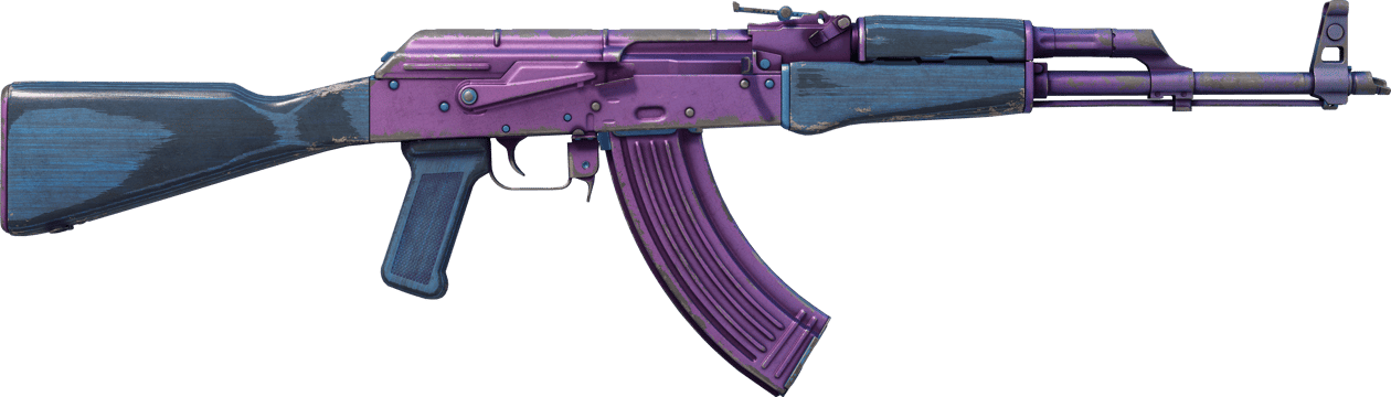 Preview image 2 of AK-47 | Midnight Laminate (Well-Worn)
