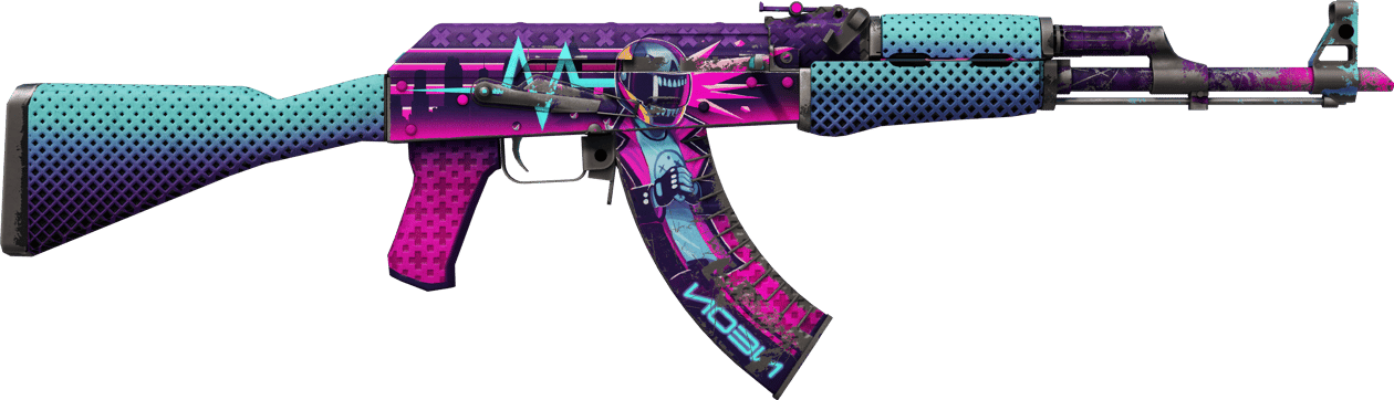 Preview image 2 of AK-47 | 霓虹骑士 (战痕累累)