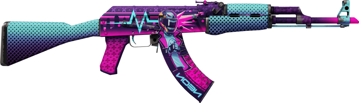 Preview image 2 of AK-47 | 霓虹骑士 (久经沙场)