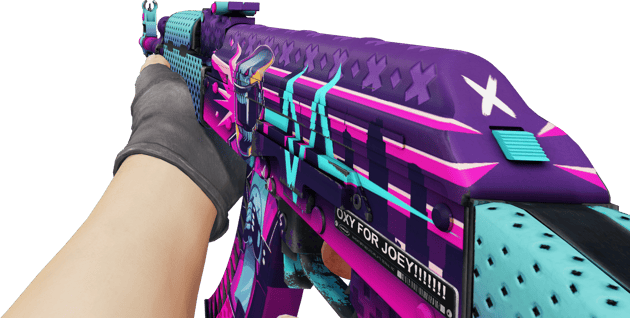 Preview image 3 of AK-47 | Neonowy jeździec (lekkie zużycie)