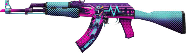 AK-47 | Neonowy jeździec (lekkie zużycie)