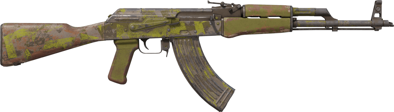 Preview image 2 of AK-47 | Polycam verde (Deplorable)
