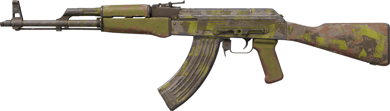 Preview image 1 of AK-47 | Polycam verde (Deplorable)