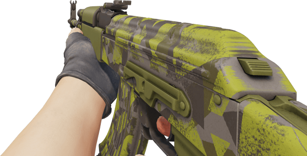 Preview image 3 of AK-47 | Polycam verde (Algo desgastado)