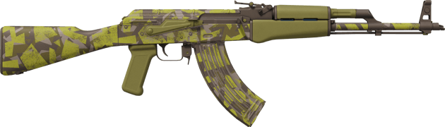 Preview image 2 of AK-47 | Olive Polycam (Minimal Wear)