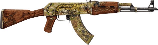 Preview image 2 of AK-47 | Panthera onca (Marquée par les combats)