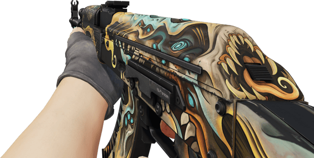 Preview image 3 of AK-47 | Disruptor fantasma (Algo desgastado)