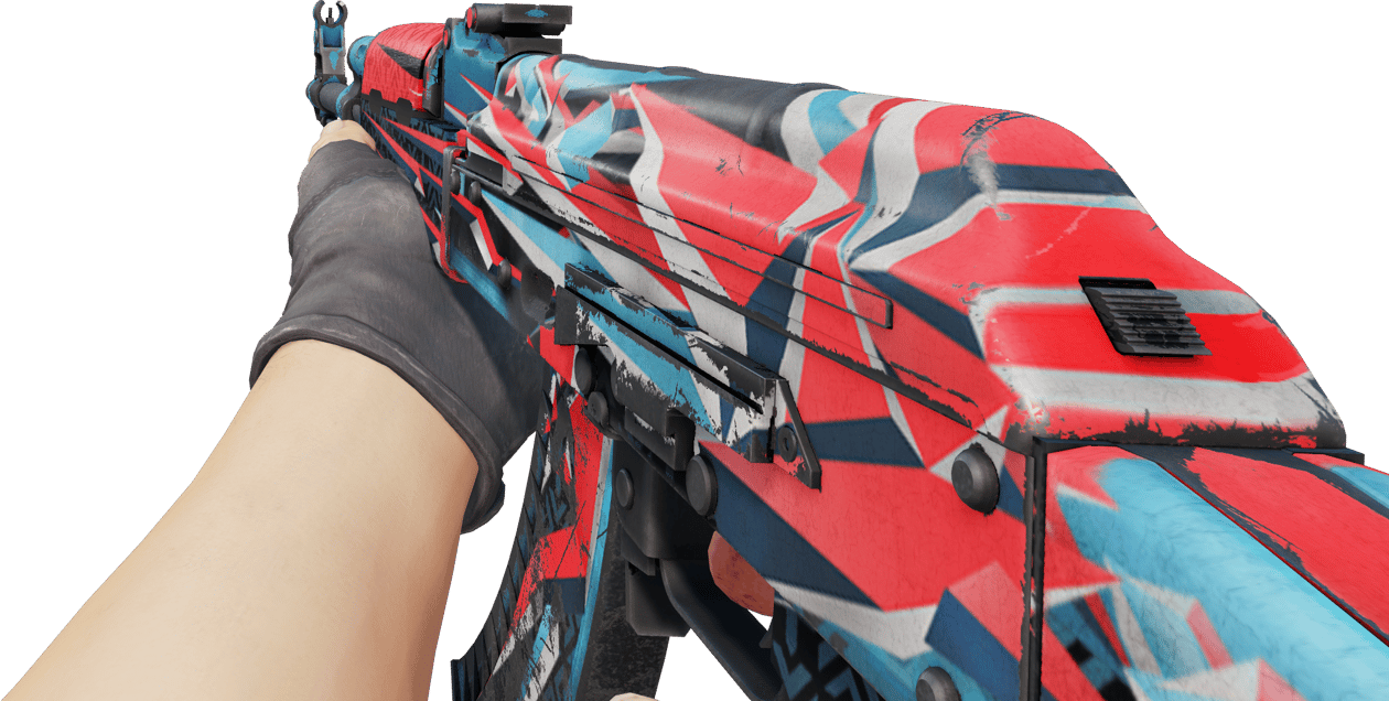 Preview image 3 of AK-47 | Planos caóticos (Bastante desgastado)