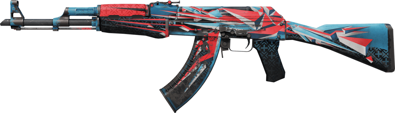 Preview image 1 of AK-47 | Planos caóticos (Bastante desgastado)