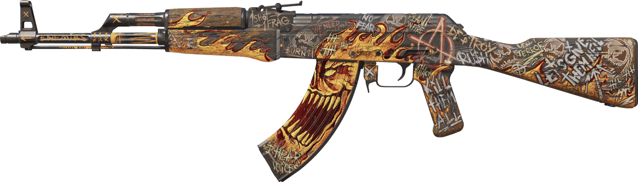 Preview image 1 of AK-47 | 灼心怒焰 (久经沙场)