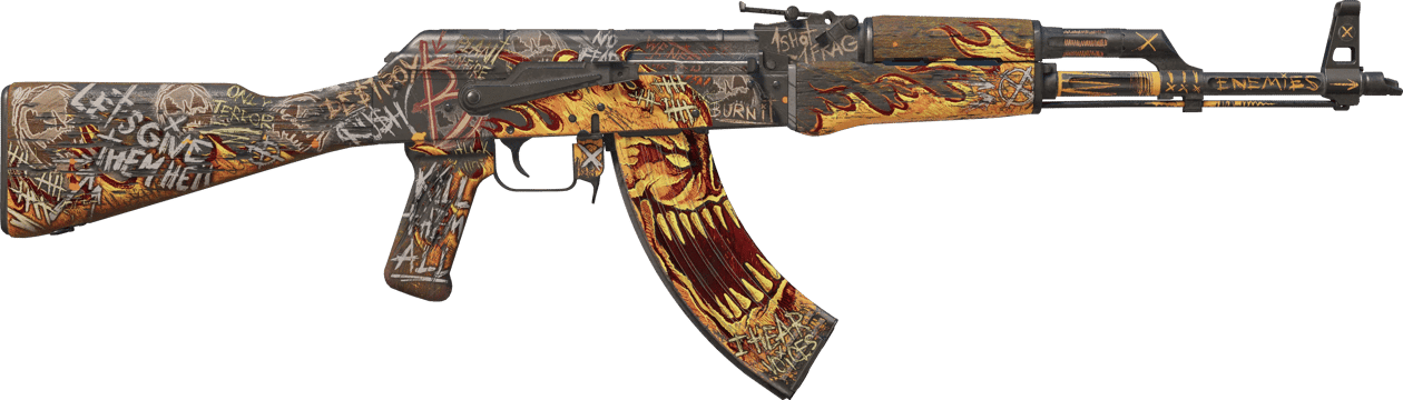 Preview image 2 of AK-47 | Rage inextinguible (Usée)