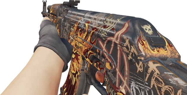Preview image 3 of AK-47 | Searing Rage (Well-Worn)