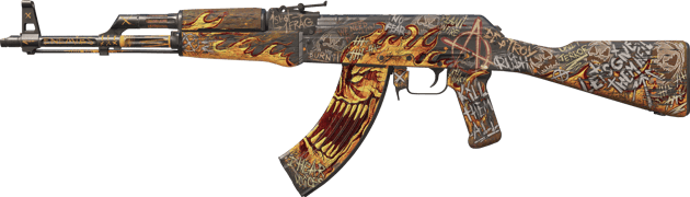 AK-47 | Searing Rage (Well-Worn)