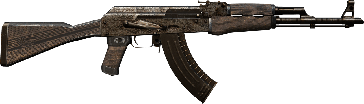 Preview image 2 of AK-47 | Delta d'acier (Marquée par les combats)