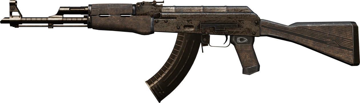 Preview image 1 of AK-47 | Delta d'acier (Marquée par les combats)
