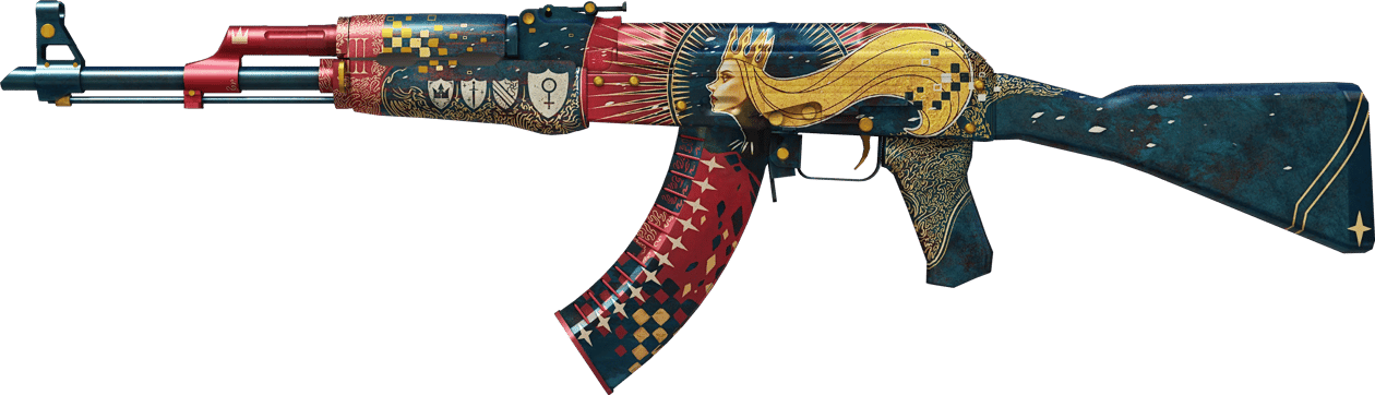 Preview image 1 of AK-47 | The Empress (Testado no Terreno)