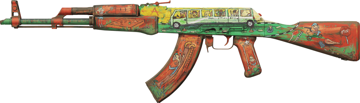 Preview image 1 of AK-47 | The Outsiders (Factory New)