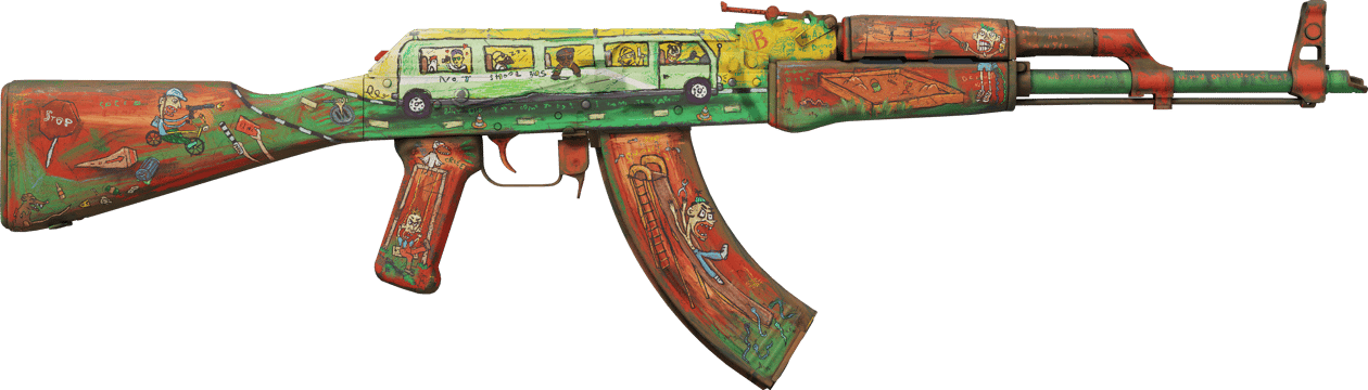 Preview image 2 of AK-47 | Outsiders (Usée)