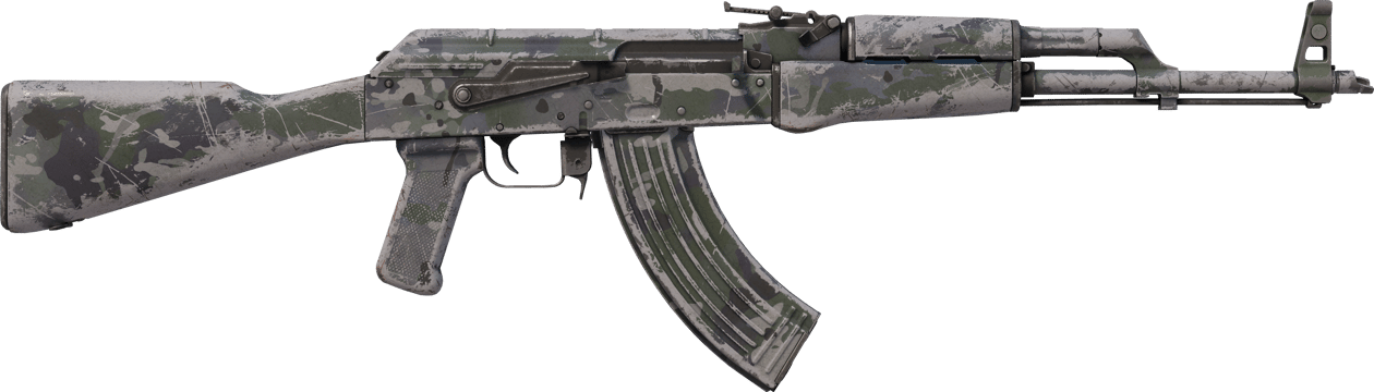 Preview image 2 of AK-47 | 바리카모 그레이 (전투로 닳고 닳은)