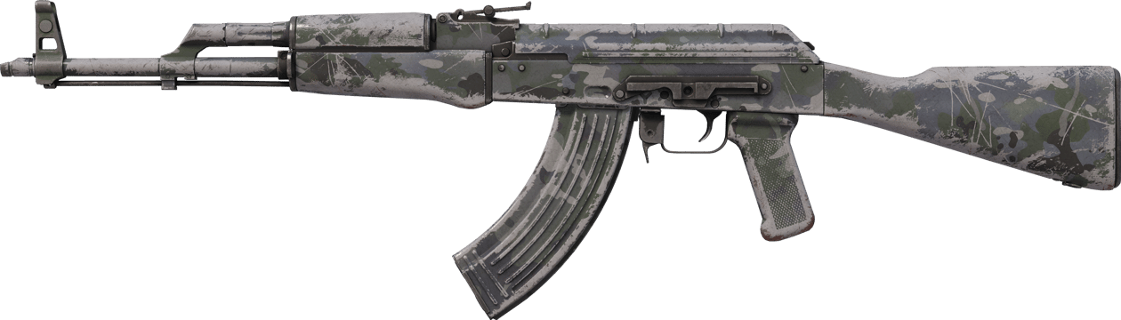 Preview image 1 of AK-47 | 바리카모 그레이 (전투로 닳고 닳은)