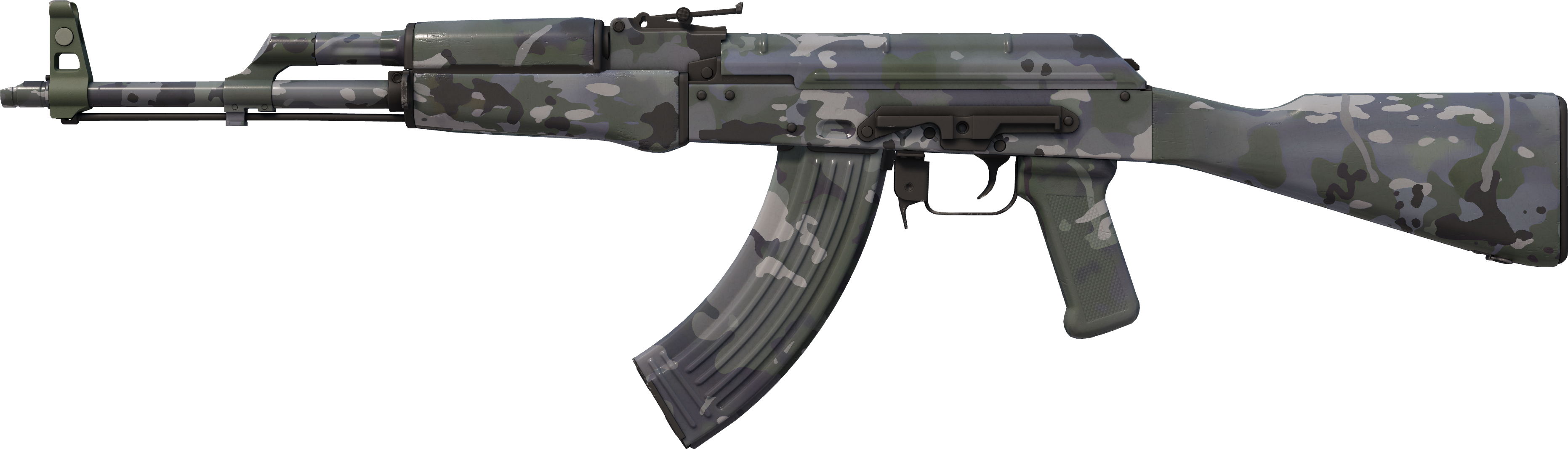 2HR Plantsworks A.K.　 sp.Dark gray AK-47 | VariCamo Grey (Factory New)