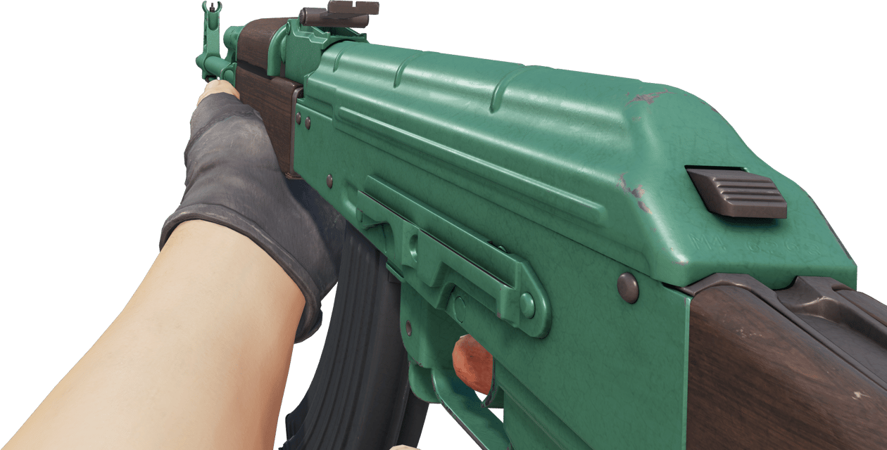 Preview image 3 of AK-47 | Wintergreen (Com Pouco Uso)