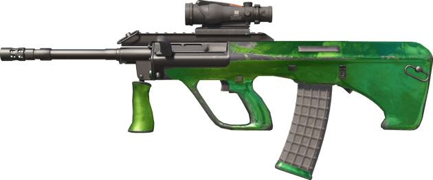 AUG | Carved Jade (Field-Tested)