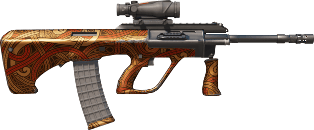 Preview image 2 of AUG | Flame Jörmungandr (Minimal Wear)