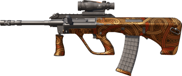 AUG | Flame Jörmungandr (Minimal Wear)