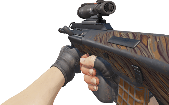 Preview image 3 of AUG | Spalted Wood (มีรอยถลอกอย่างมาก)