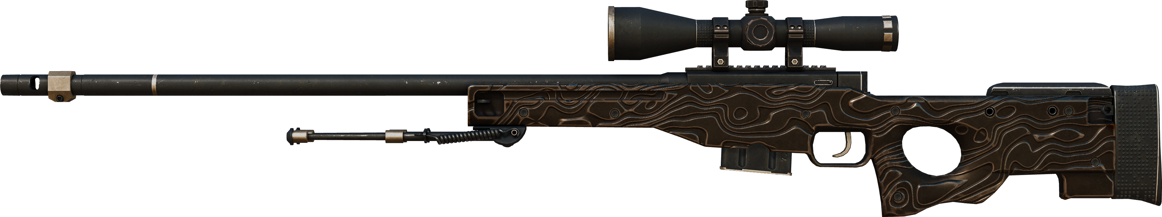 AWP | Black Nile (Battle-Scarred)