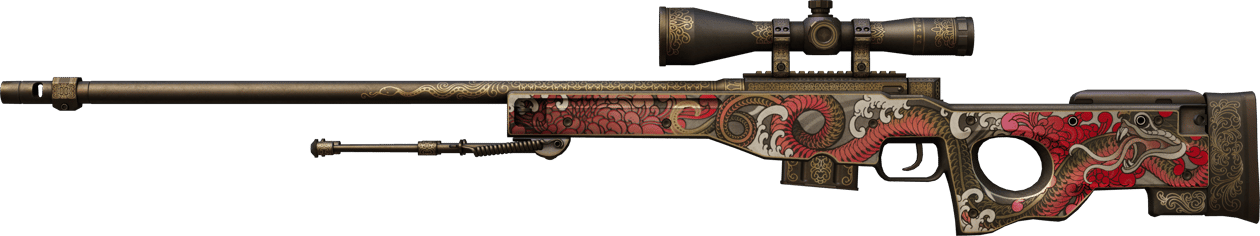 Preview image 1 of AWP | 金粉肆蛇 (战痕累累)