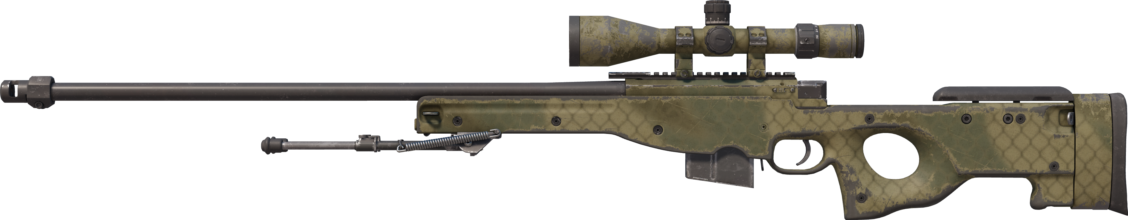 AWP | Safari Mesh (Well-Worn)