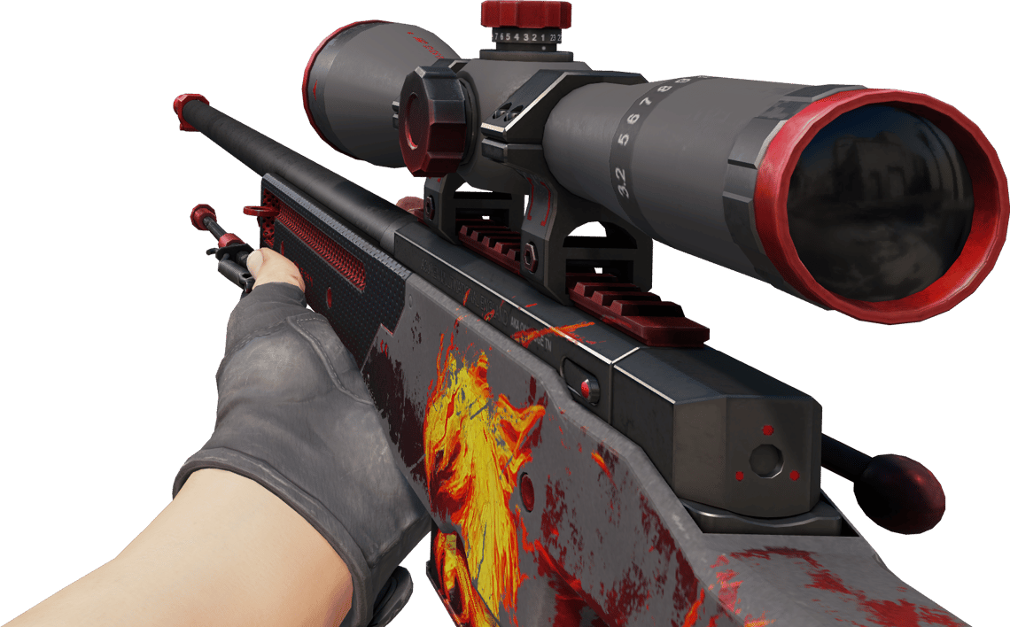 Preview image 3 of AWP | Wildfire (戦いで傷ついた)