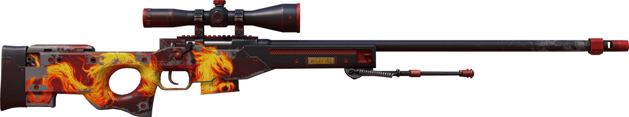 Preview image 2 of AWP | Wildfire (かなり摩耗)