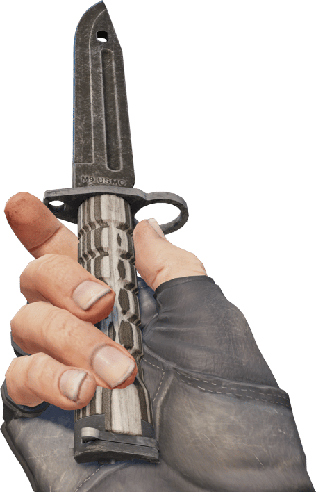 Preview image 3 of ★ Bajonett | Schwarz laminiert (Kampfspuren)