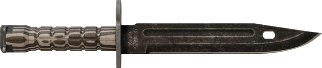 ★ 刺刀 | 黑色层压板 (战痕累累)