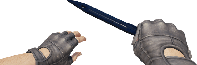 Preview image 4 of ★ Bayonet | Blue Steel (Testado no Terreno)