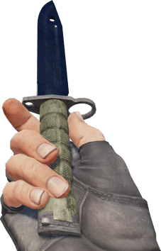 Preview image 3 of ★ Bayonet | Blue Steel (Testado no Terreno)